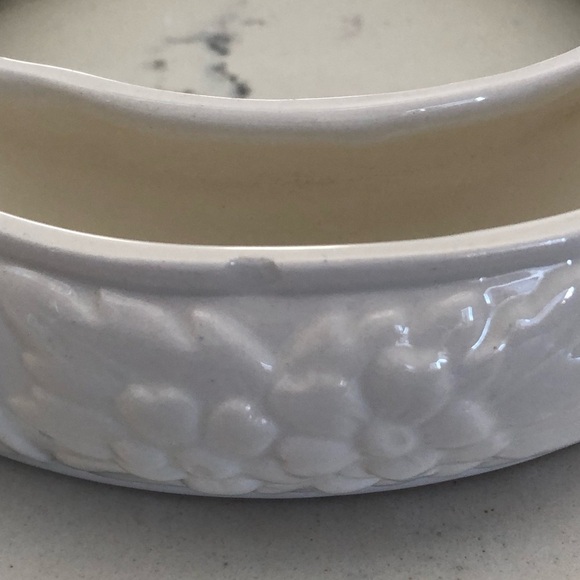 Spode IMPERIAL FANCIES Flower Ring~Porcelain K81S Ivory - Picture 9 of 11